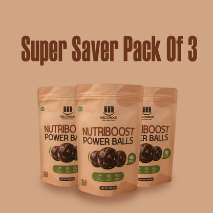 Meltorious NutriBoost Power Balls  (Pack of 3) (3 x 200gm)
